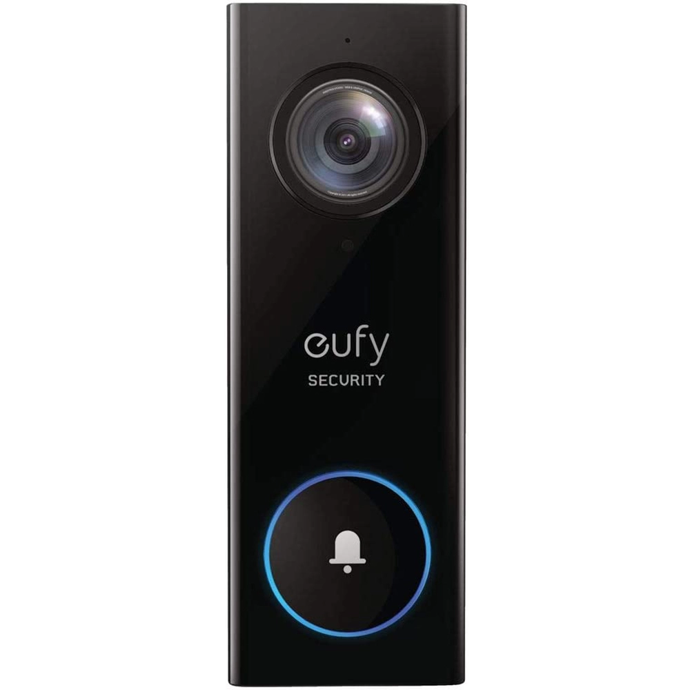 Eufy Sonerie Wireless cu Camera Video 2K Battery-Powered Kit Negru
