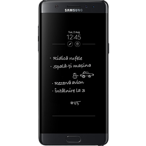 Galaxy Note 7 Dual Sim 64GB LTE 4G Negru + Card Mermorie 128GB