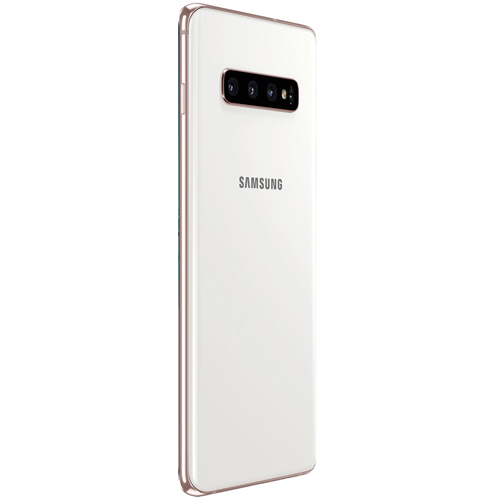 Galaxy S10 Plus Dual Sim Fizic 512GB LTE 4G Alb Ceramic Exynos 8GB RAM