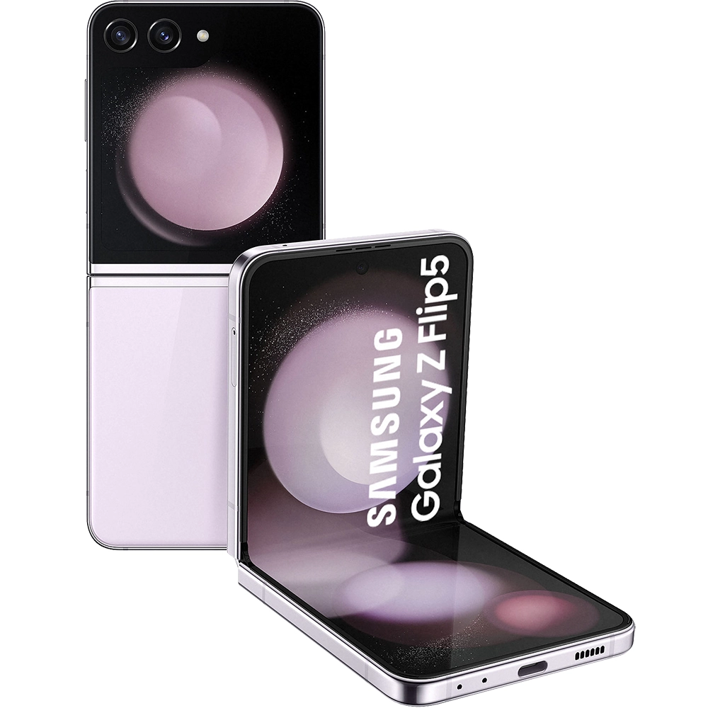 Galaxy Z Flip5 Dual (Sim+eSim) 512GB 5G Mov Lavender 8GB RAM