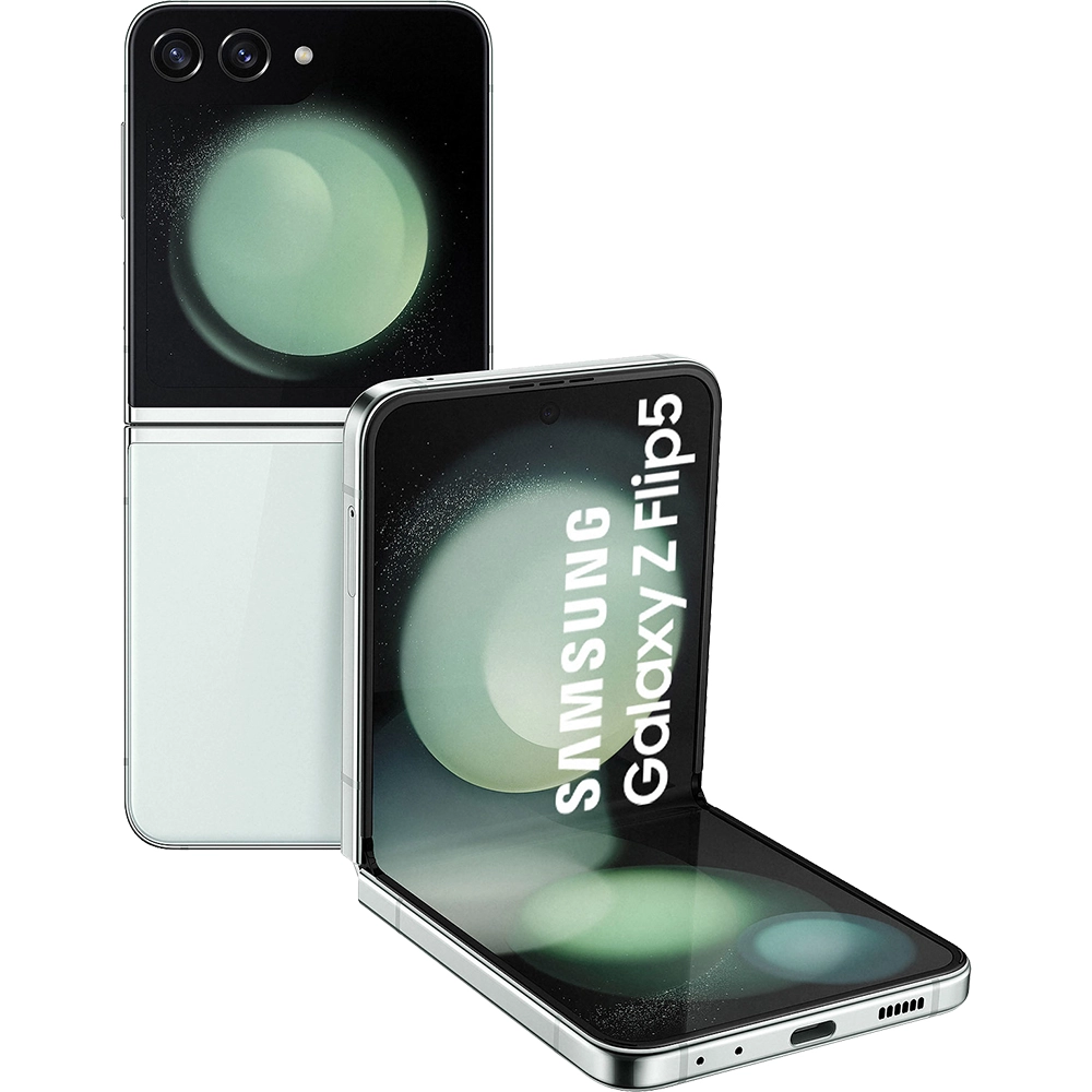 Galaxy Z Flip5 Dual (Sim+eSim) 512GB 5G Verde Mint 8GB RAM