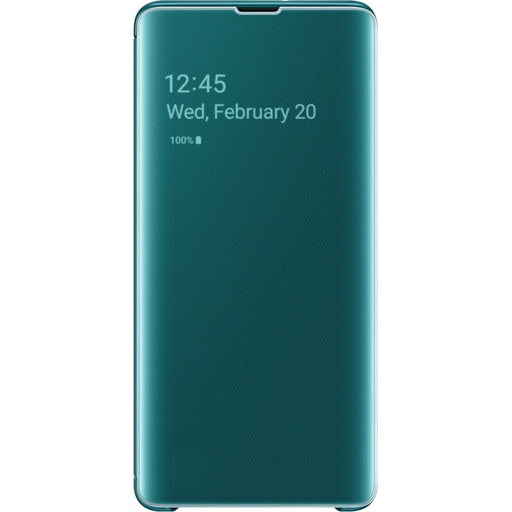 Husa Agenda Clear View Verde SAMSUNG Galaxy S10 Plus