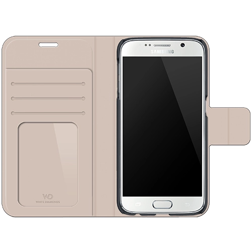 Husa Agenda Crystal Wallet Negru SAMSUNG Galaxy S6