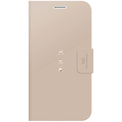 Husa Agenda Crystal Wallet Auriu SAMSUNG Galaxy S6