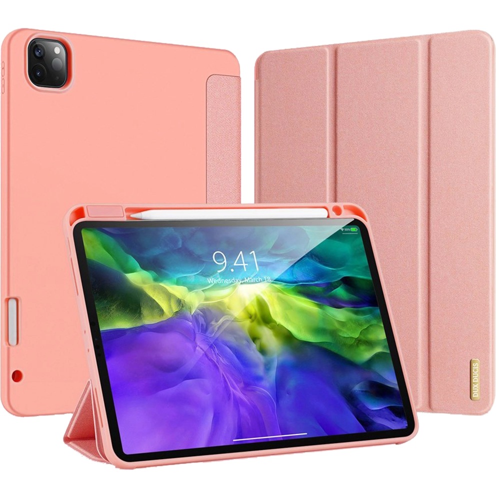 Husa Agenda Domo Lite Tablet Multi-angle Stand Roz Apple Ipad Pro 11'' 2018, Ipad Pro11 ''2020