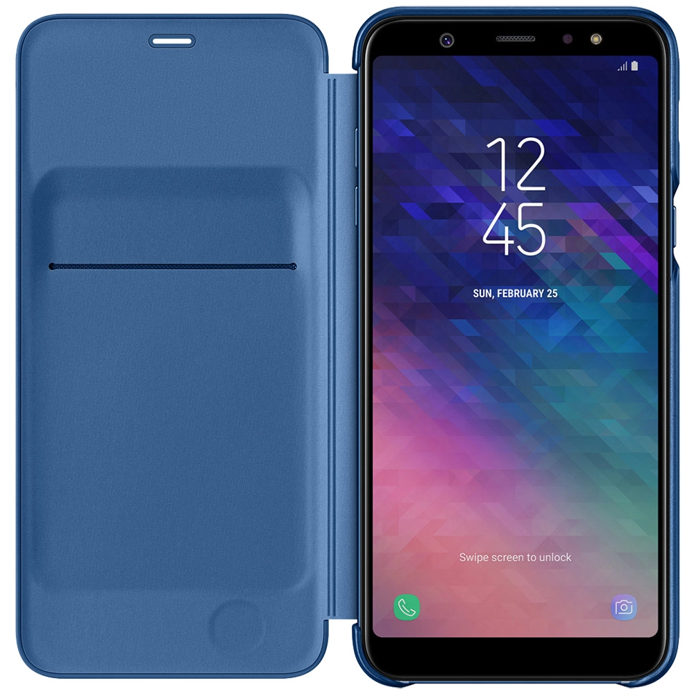 Husa Agenda Flip Wallet Albastru SAMSUNG Galaxy A6 Plus (2018)