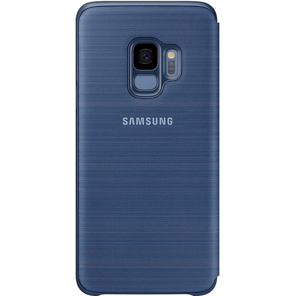 Husa Agenda Led View Albastru SAMSUNG Galaxy S9