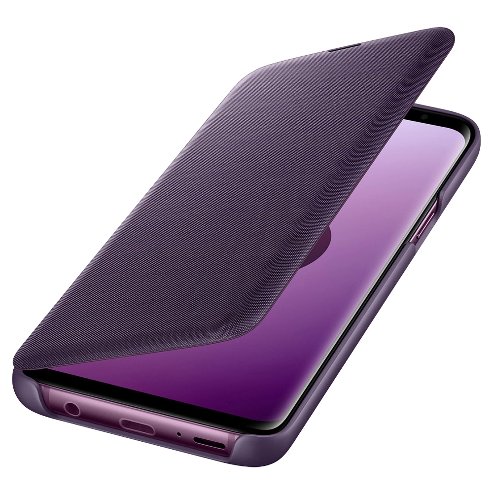 Husa Agenda LED View Violet SAMSUNG Galaxy S9