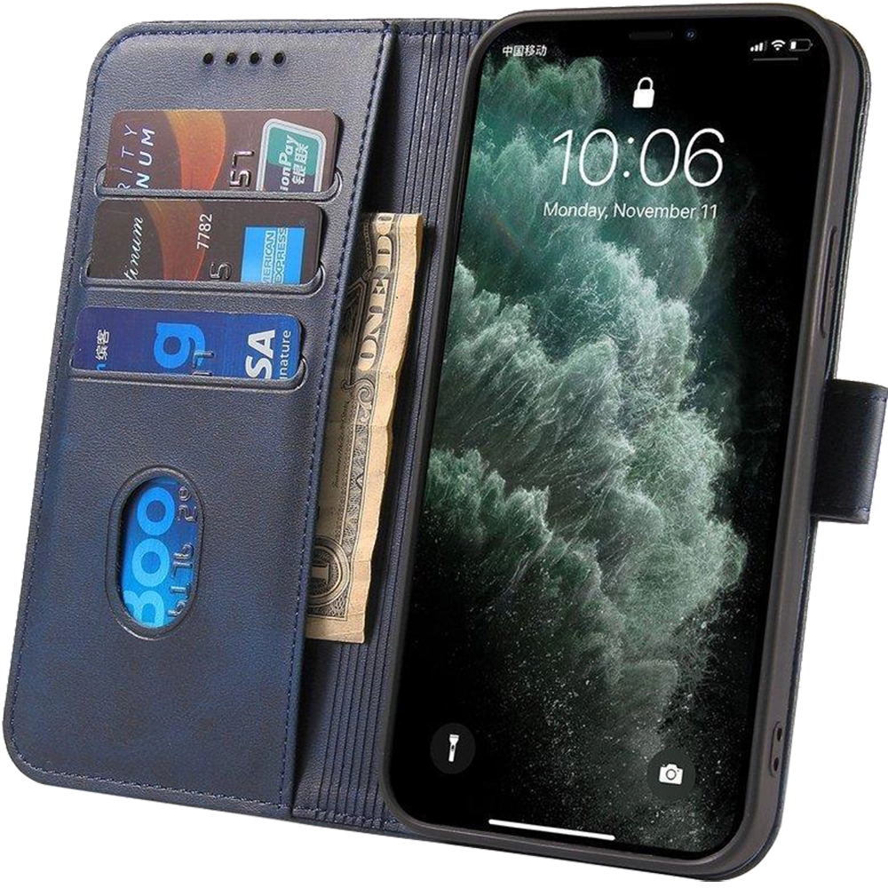 Husa Agenda Magnet Case with kickstand Albastru SAMSUNG Galaxy S20