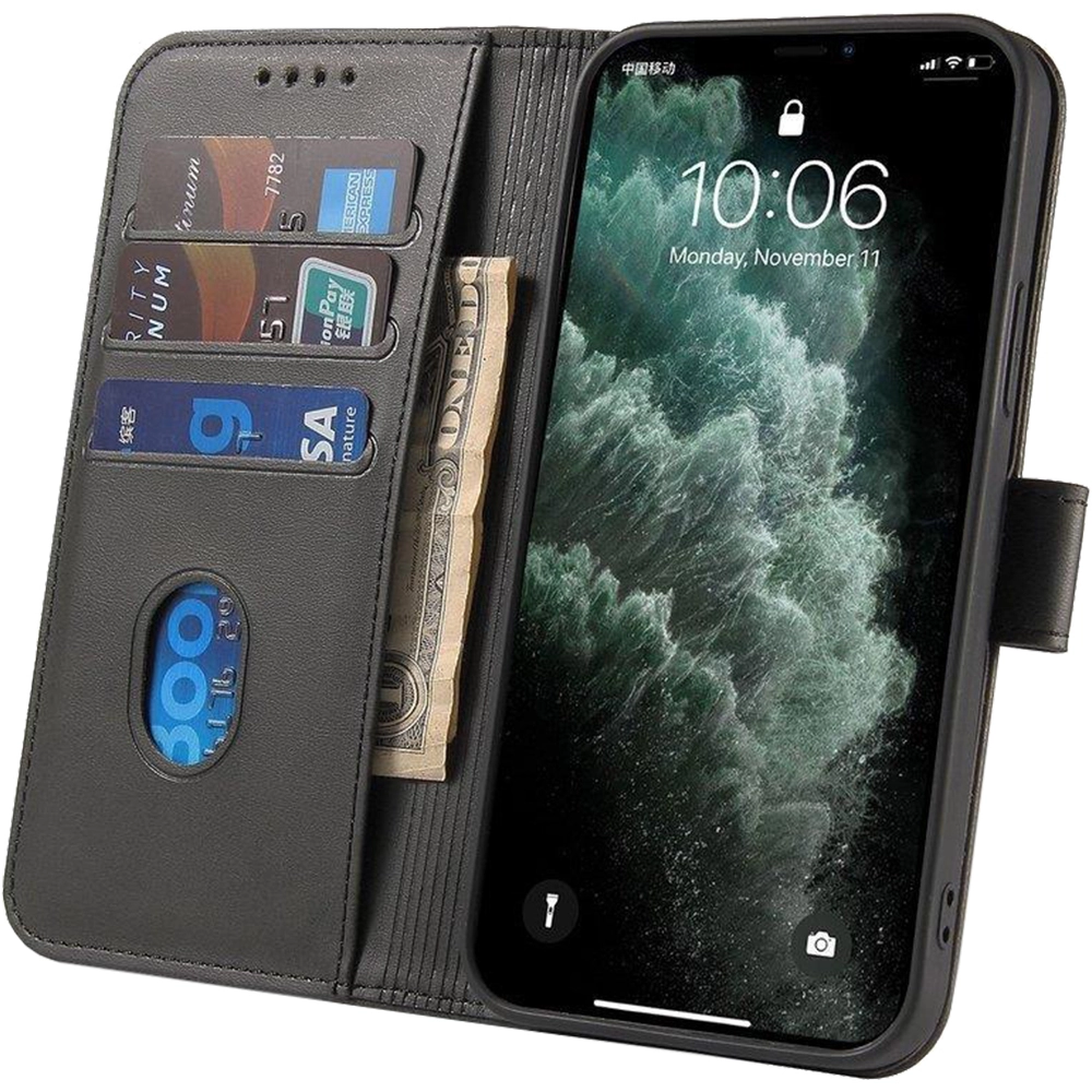 Husa Agenda Magnet Case with kickstand Negru SAMSUNG Galaxy S20