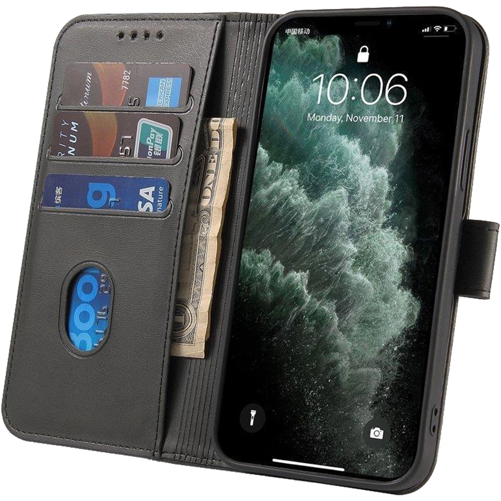 Husa Agenda Magnet cu Stand Negru SAMSUNG Galaxy A53 5G