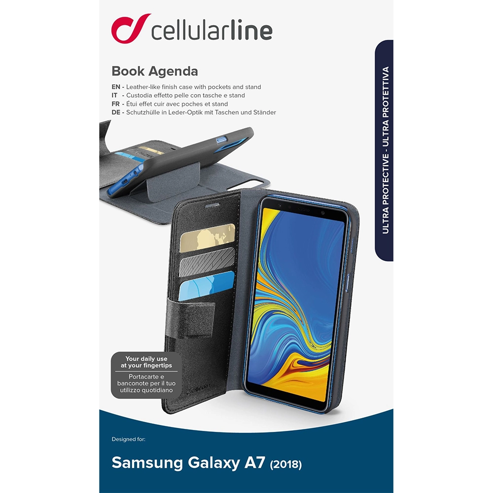 Husa Agenda Negru SAMSUNG Galaxy A7 ( 2018)