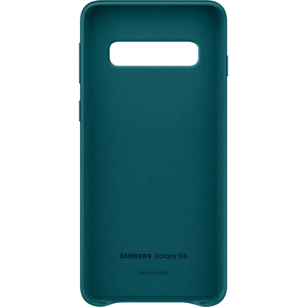 Husa Capac Spate Piele Verde SAMSUNG Galaxy S10