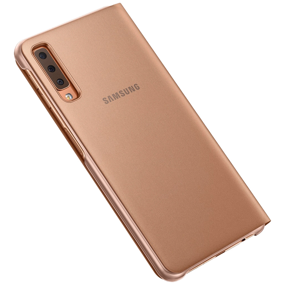 Husa Agenda Wallet Auriu SAMSUNG Galaxy A7 ( 2018)
