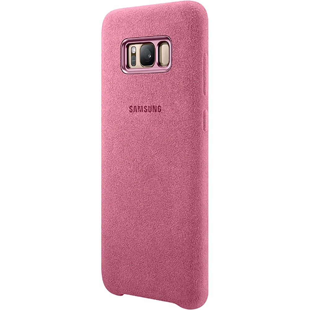 Husa Capac Spate Alcantara Roz SAMSUNG Galaxy S8 Plus