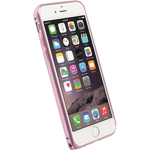 Husa Bumper Aluminium Roz APPLE iPhone 6, iPhone 6S