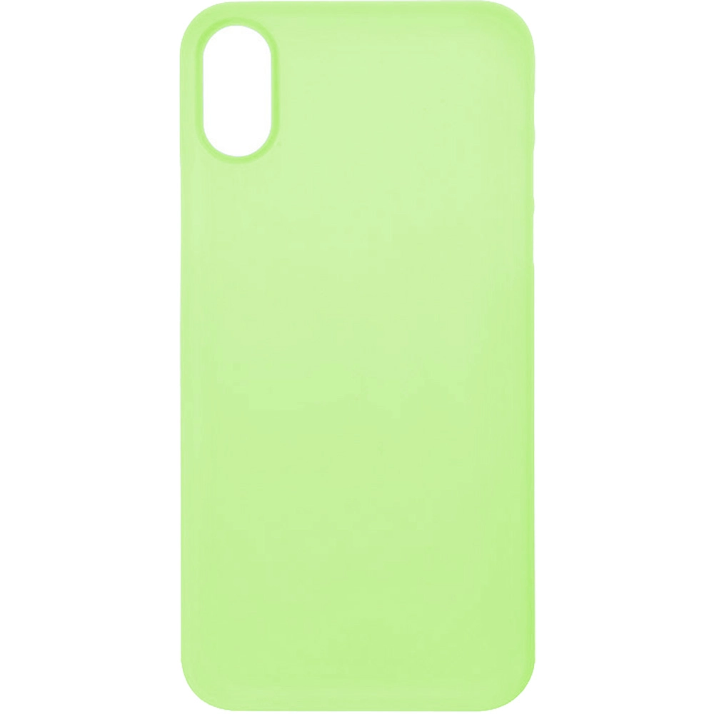 Husa Capac Spate 0.5 mm Ultra Slim Verde APPLE iPhone X