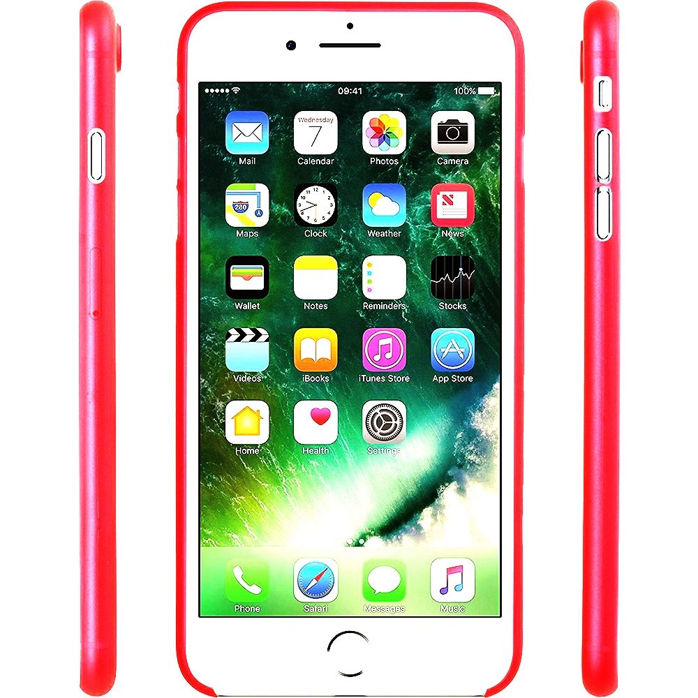 Husa Capac Spate Slim Rosu Apple iPhone 7 Plus, iPhone 8 Plus