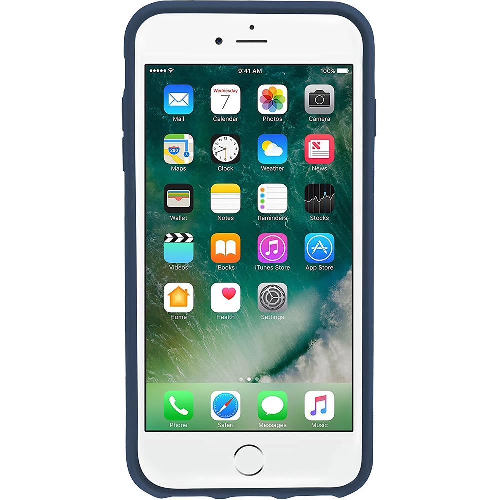 Husa Capac Spate Albastru Apple iPhone 7 Plus, iPhone 8 Plus