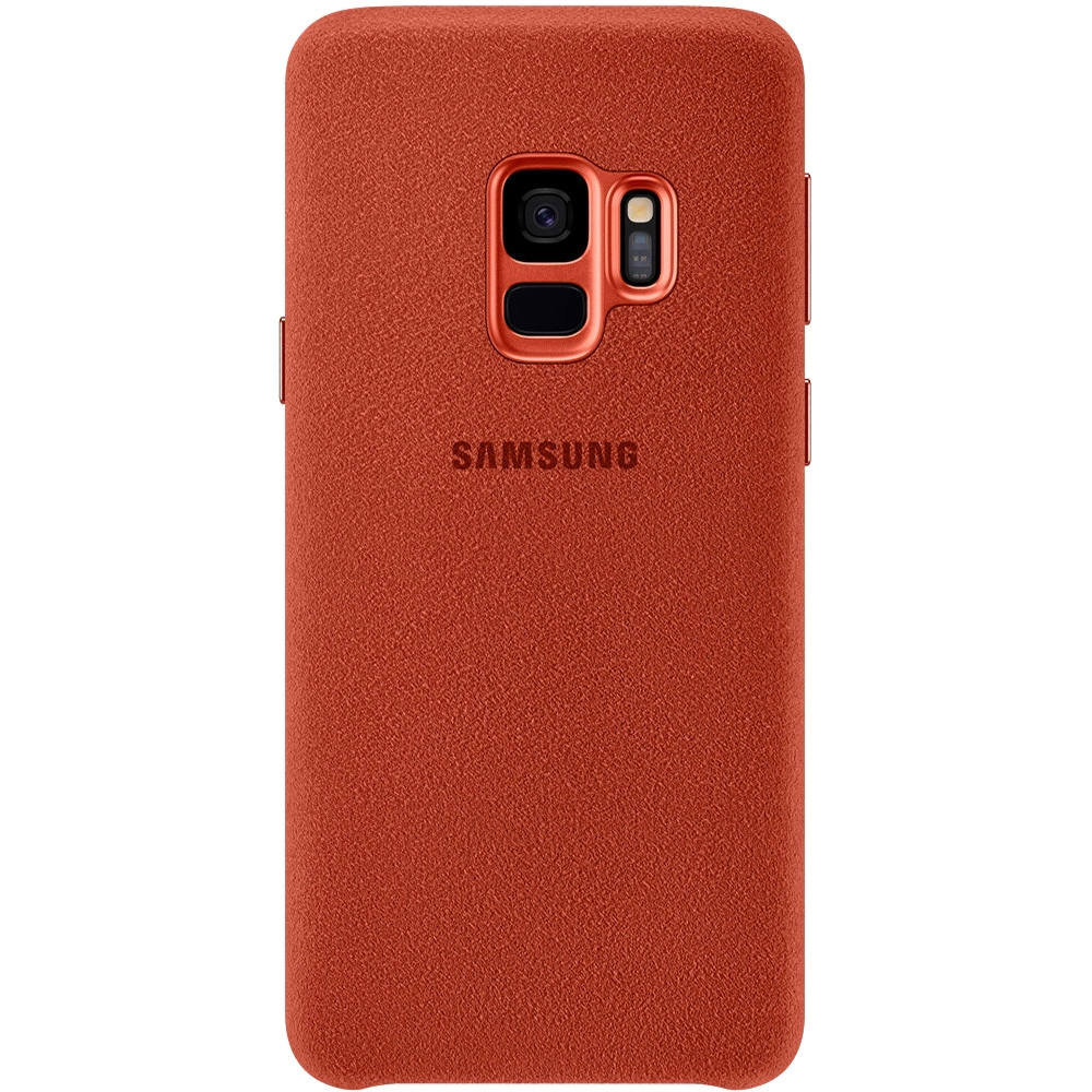 Husa Capac Spate Alcantara Rosu SAMSUNG Galaxy S9