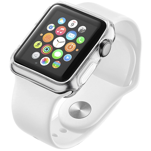Husa Capac spate Apple Watch 42 mm Transparent