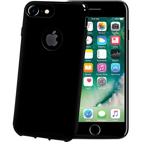 Husa Capac Spate Black Edition Negru Apple iPhone 7 Plus, iPhone 8 Plus