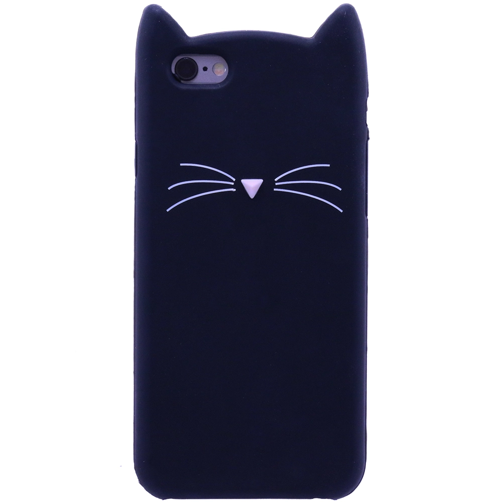 Husa Capac Spate Cat Negru APPLE iPhone 6, iPhone 6S