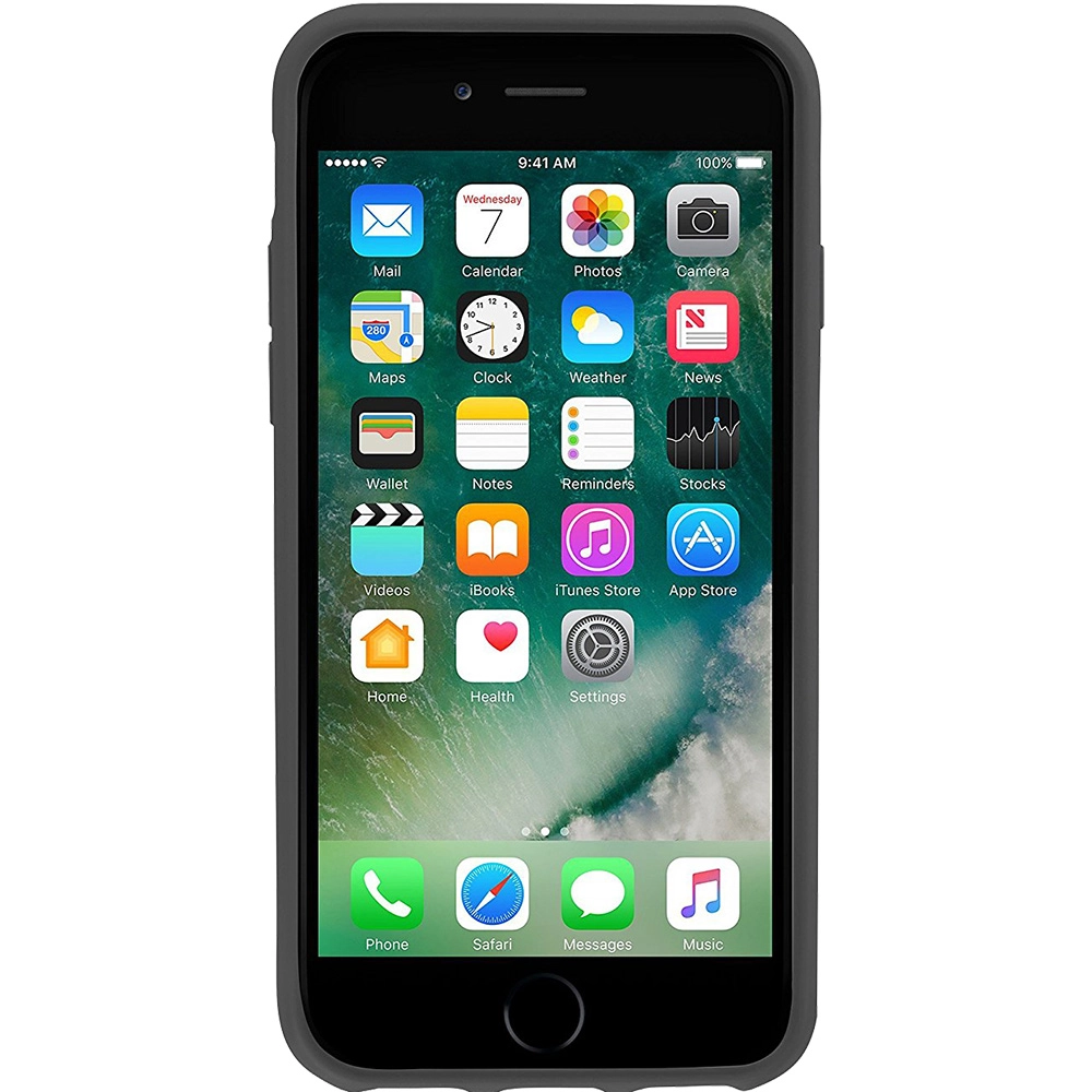Husa Capac Spate Clic Crystal Negru Apple iPhone 7 Plus, iPhone 8 Plus