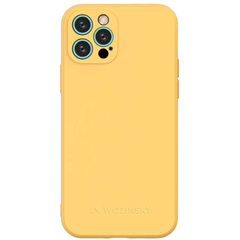 Husa Capac Spate Color Galben APPLE Iphone 12 Pro Max