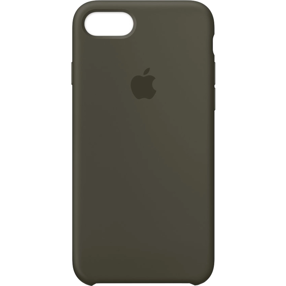 Husa originala din Silicon Verde Dark Olive pentru APPLE iPhone 8