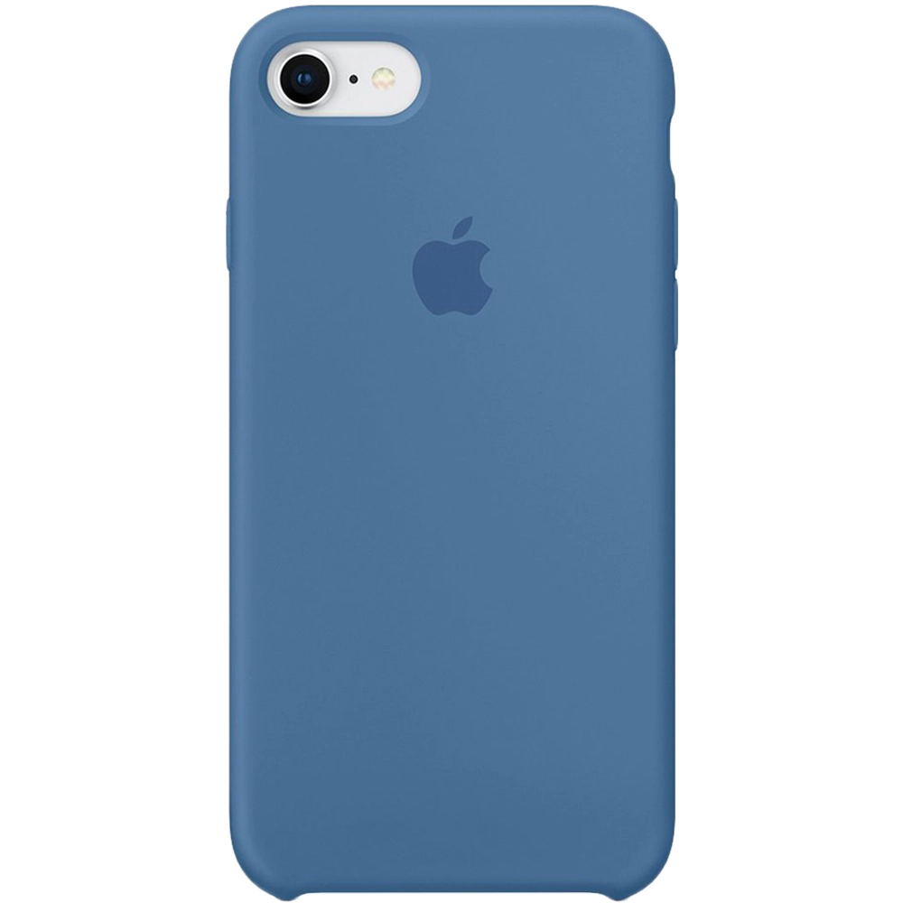Husa originala din Silicon Denim Albastru pentru Apple iPhone 7 si  iPhone 8