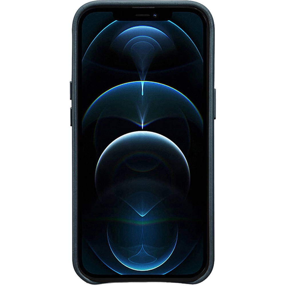 Husa Capac Spate Din Piele, Compatibila Cu MagSafe Albastru APPLE iPhone 13 Pro