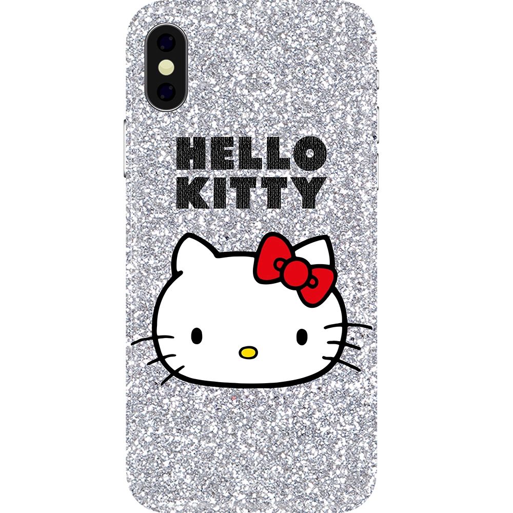 Husa Capac Spate Glitter Hello Kitty APPLE iPhone Xs Max