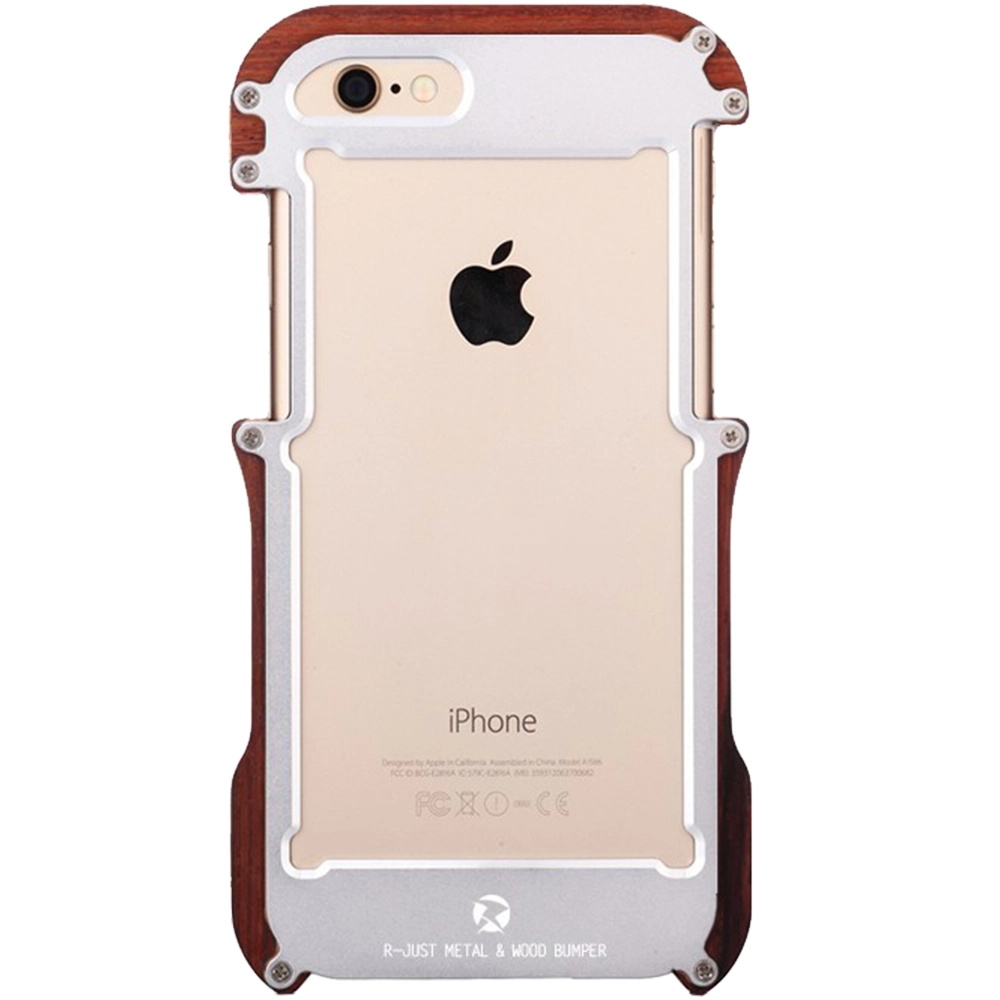 Husa Capac Spate Iron Wood Argintiu APPLE iPhone 6, iPhone 6S