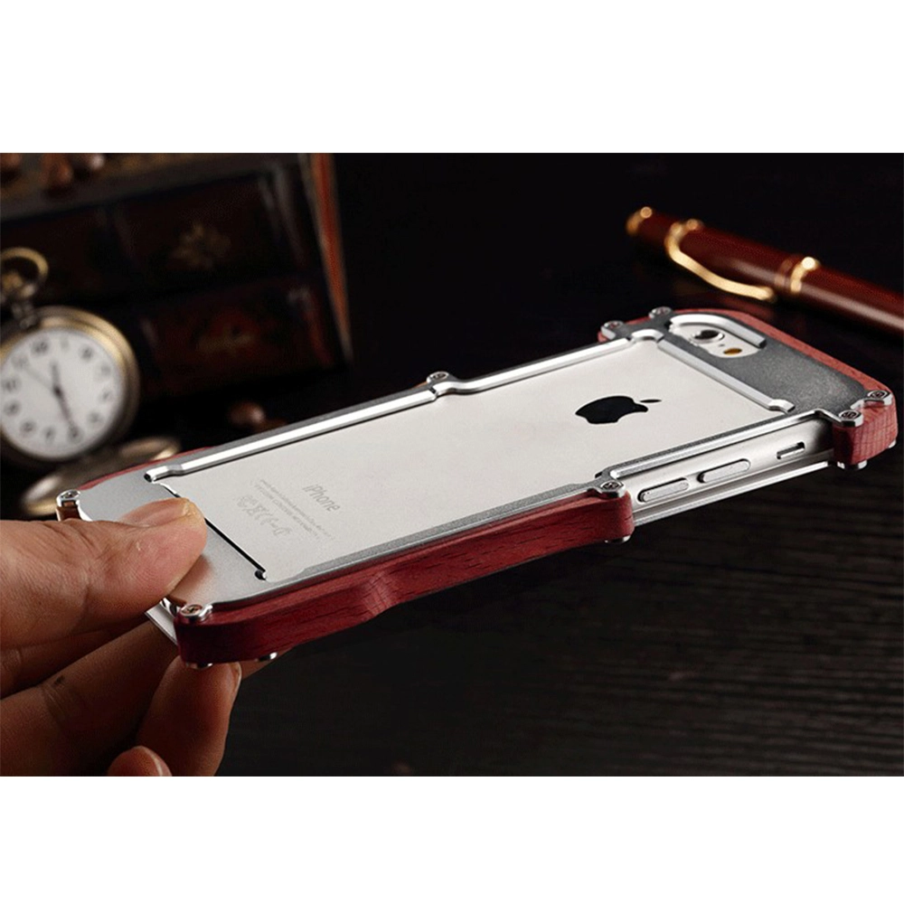 Husa Capac Spate Iron Wood Argintiu APPLE iPhone 6, iPhone 6S