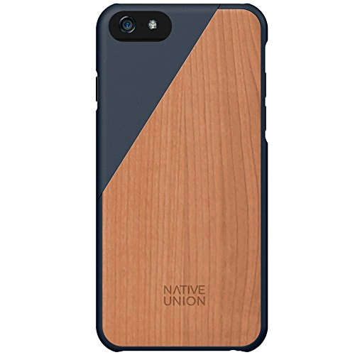 Husa Capac spate Luxury Clic Cherry Wood Albastru APPLE iPhone 6, iPhone 6S