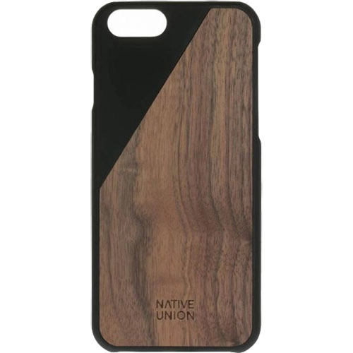 Husa Capac spate Walnut Wood Negru APPLE iPhone 6, iPhone 6S