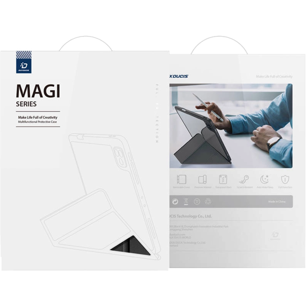 Husa Capac Spate Magi cu stand Negru APPLE iPad 10.2 2020, iPad 10.2 2021