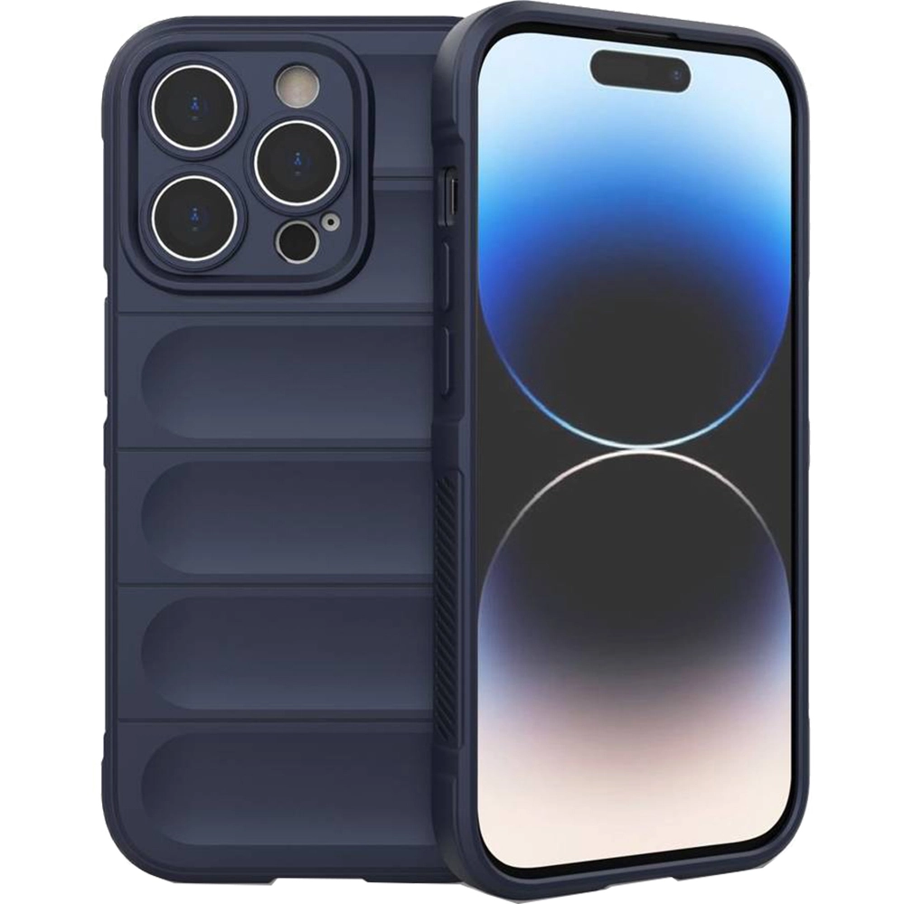 Husa Capac Spate Magic Shield Case Dark Blue Albastru APPLE iPhone 14 Pro