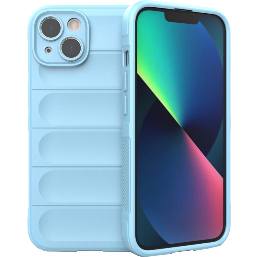 Husa Capac Spate Magic Shield Case Light Blue Albastru APPLE iPhone 13