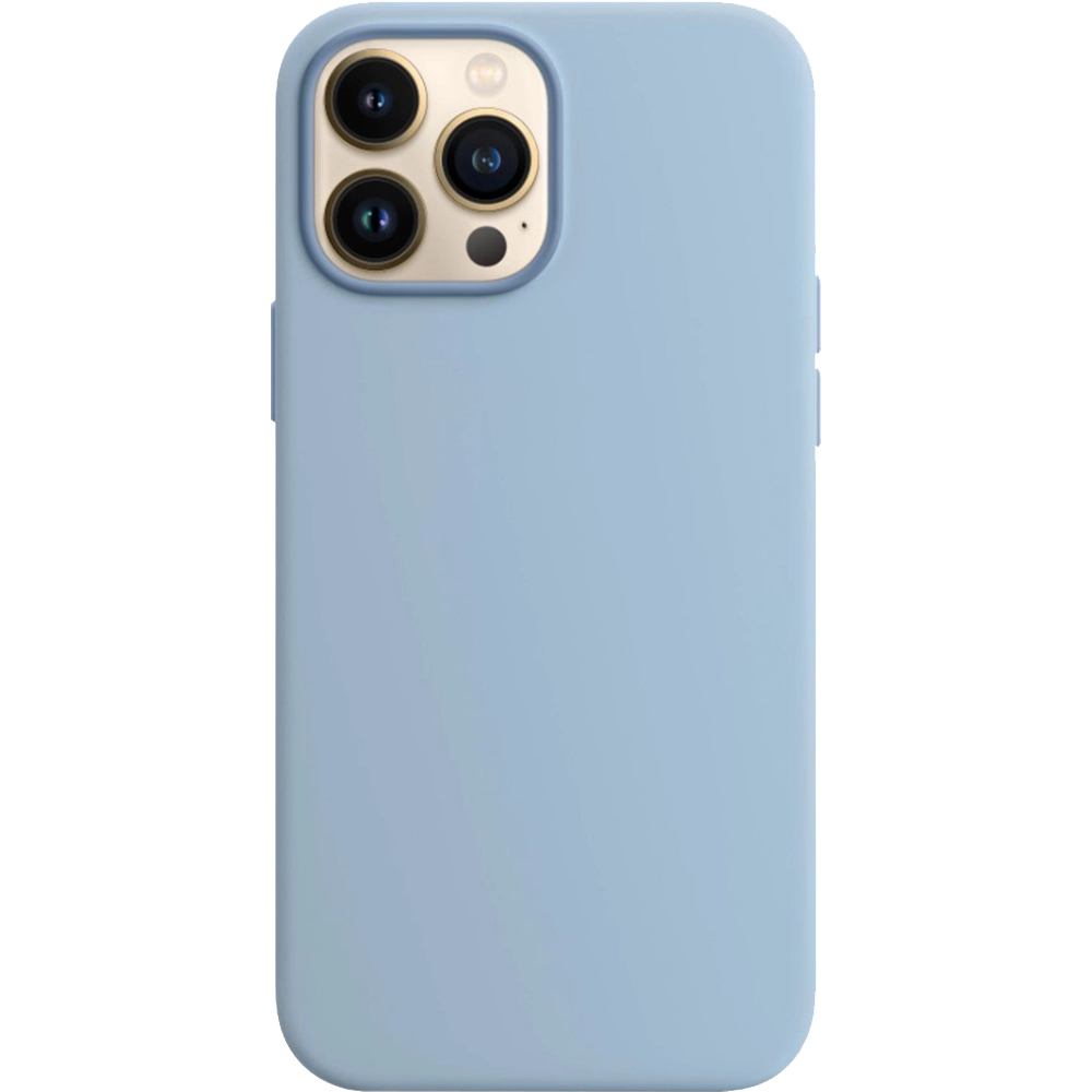 Husa Capac Spate Magnetic Liquid Silicone Albastru APPLE Iphone 12, Iphone 12 Pro