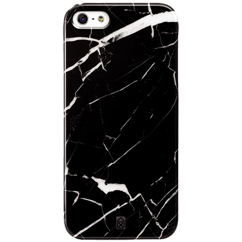 Husa Capac spate Marble Negru APPLE iPhone 5, iPhone 5s