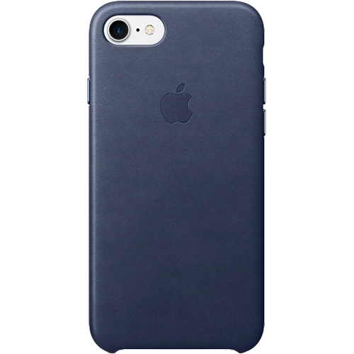 Husa Capac Spate Midnight Piele Albastru Apple iPhone 7, iPhone 8