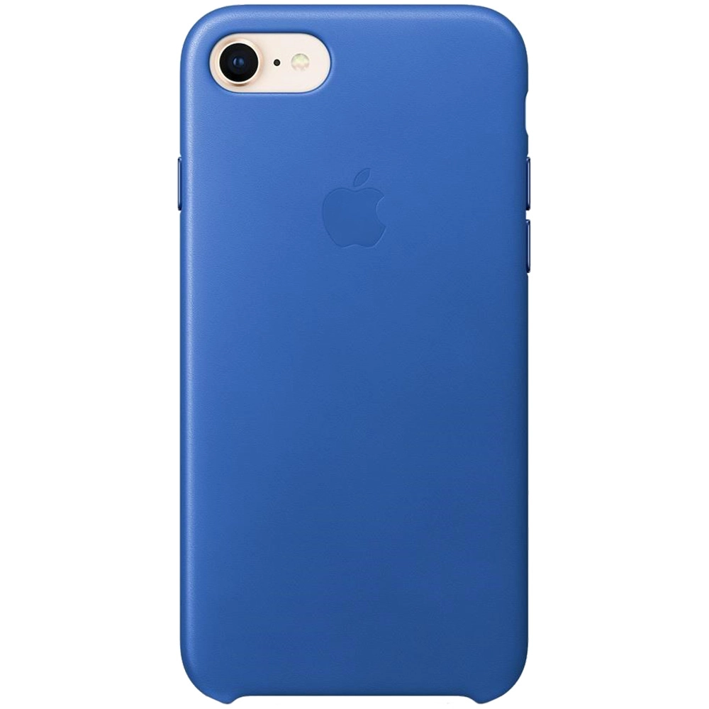 Husa Capac Spate Piele Albastru APPLE iPhone 8