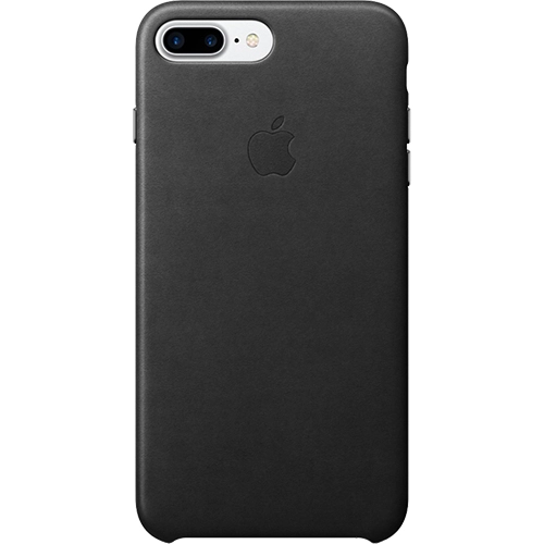 Husa Capac Spate Piele Negru Apple iPhone 7 Plus, iPhone 8 Plus