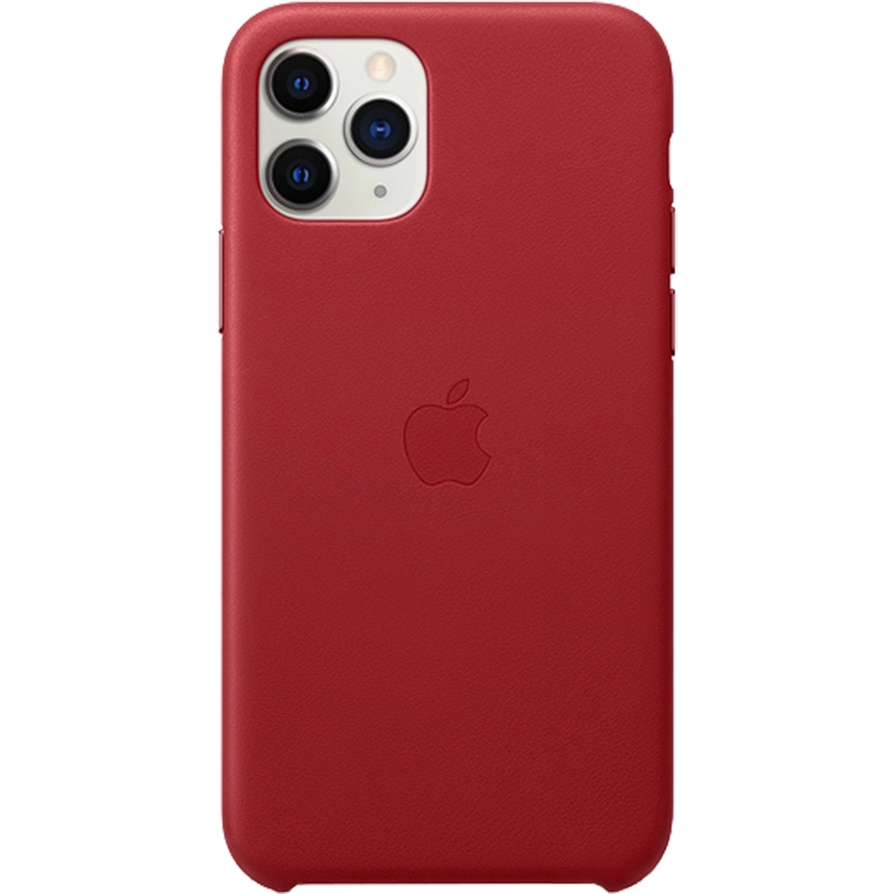 APPLE Husa originala din Piele Rosie pentru Apple iPhone 11 Pro ...