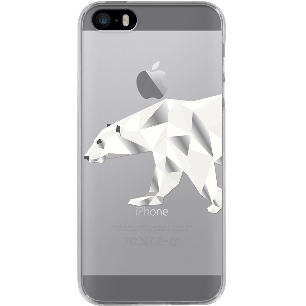 Husa Capac Spate Polar Bear APPLE iPhone 5s, iPhone SE