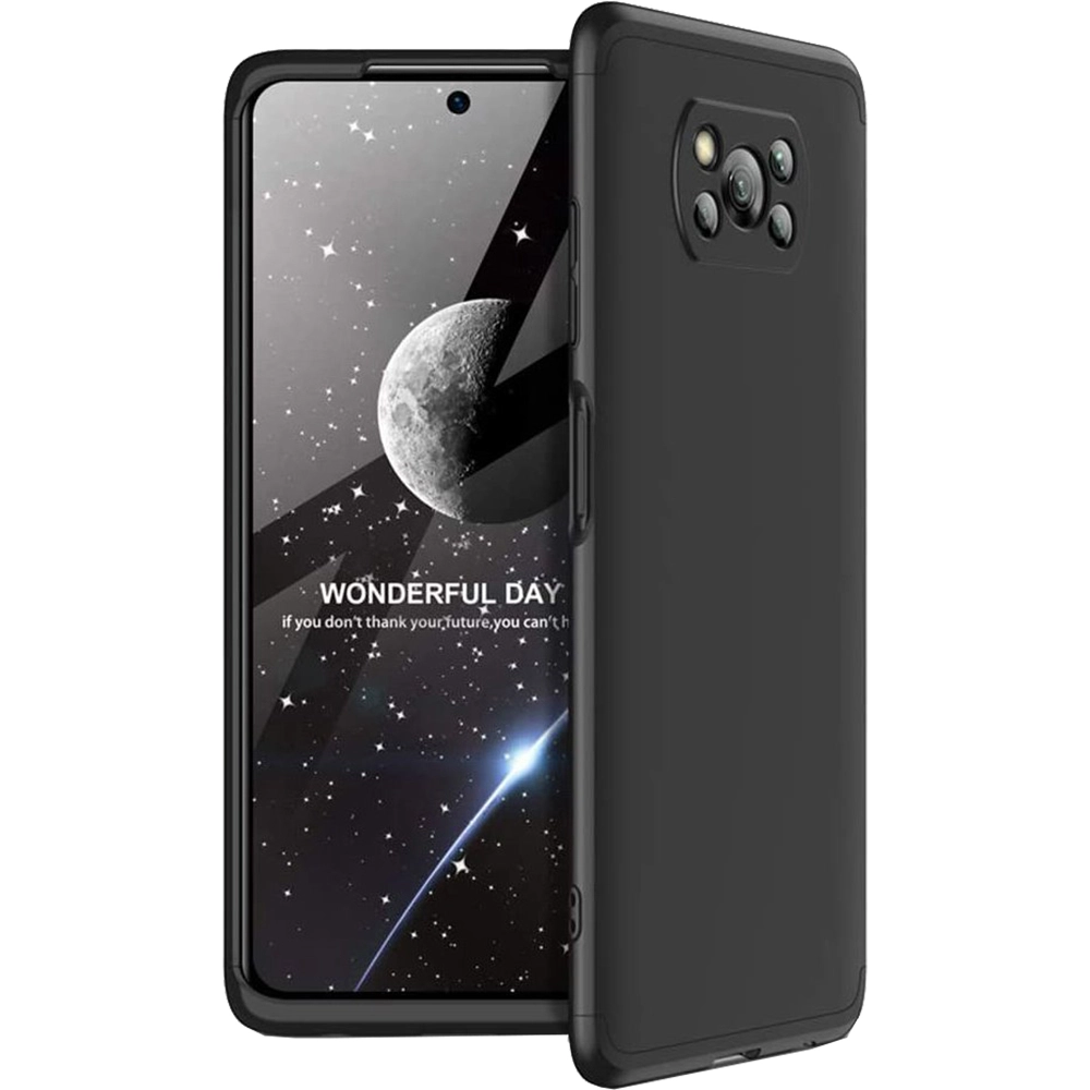 Husa Capac Spate Protection Front and Back Negru XIAOMI Pocophone X3