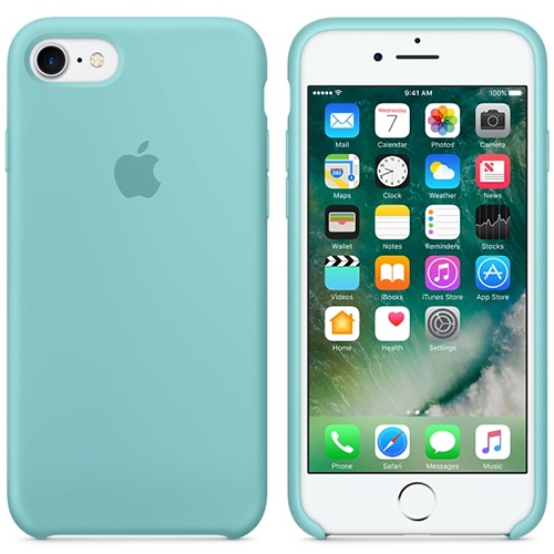 Husa Capac Spate Sea Silicon Albastru Apple iPhone 7