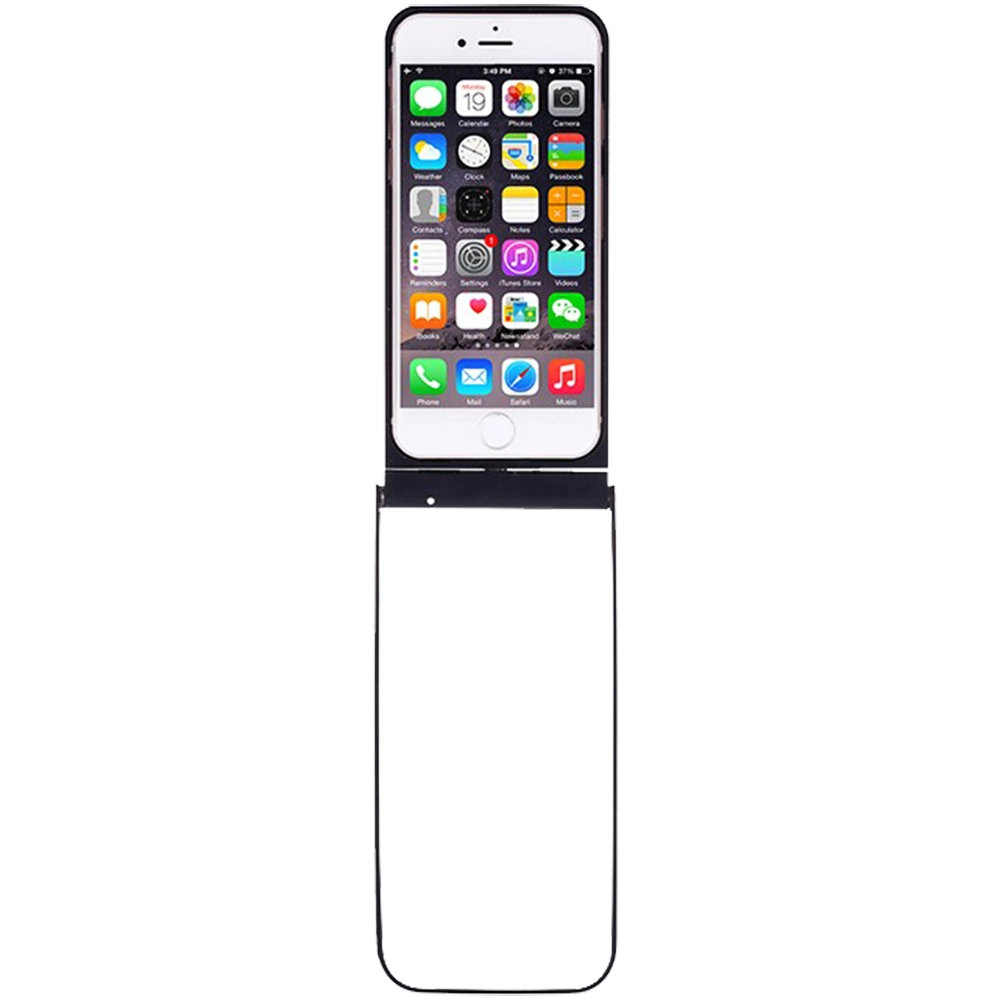 Husa Capac Spate Selfie Metal Bumper Negru APPLE iPhone 6, iPhone 6S